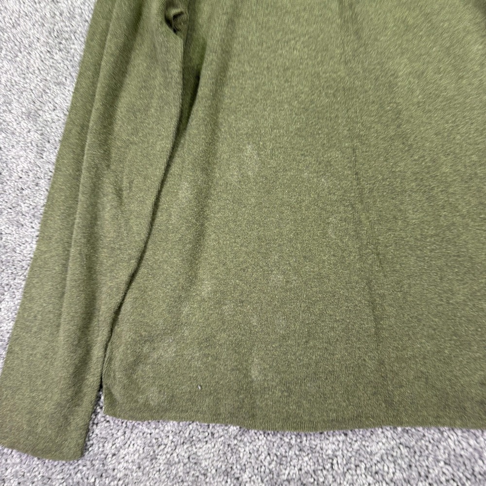 Banana Republic Shirt Mens Large Green Cotton Knit Crew Neck Pullover Casual - Picture 8 of 8